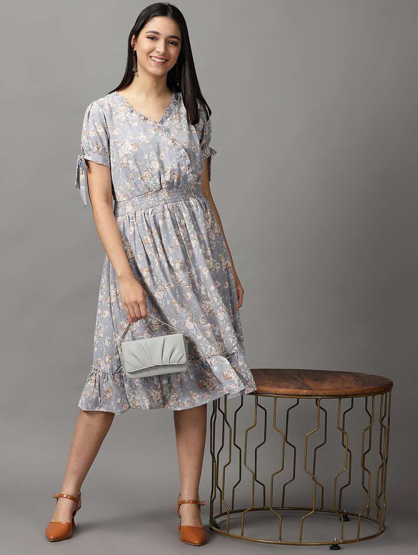 women's tiered dress floral dress - 18659063 - Standard Image - 3