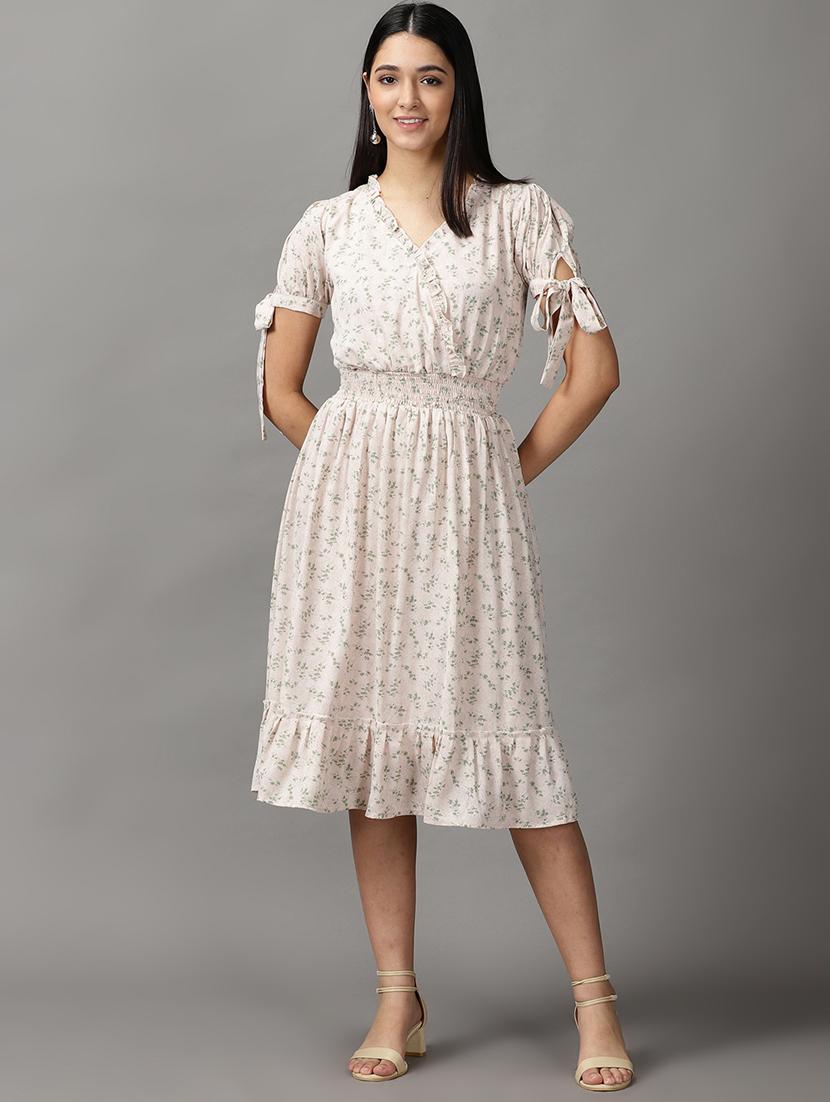 women's tiered dress floral dress - 18659064 -  Zoom Image - 0