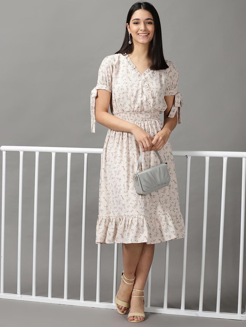 women's tiered dress floral dress - 18659064 - Standard Image - 3