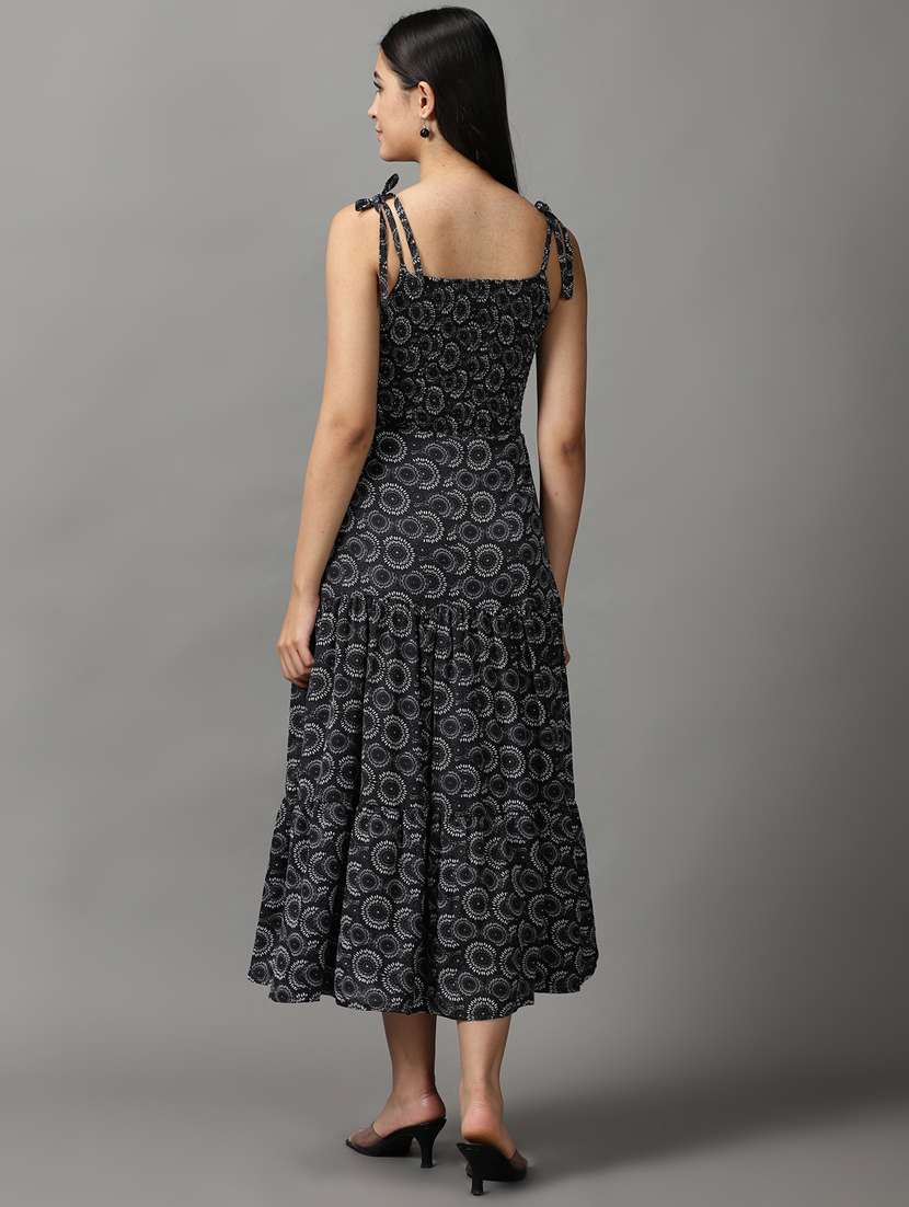 women's tiered dress paisley dress - 18659083 -  Standard Image - 3