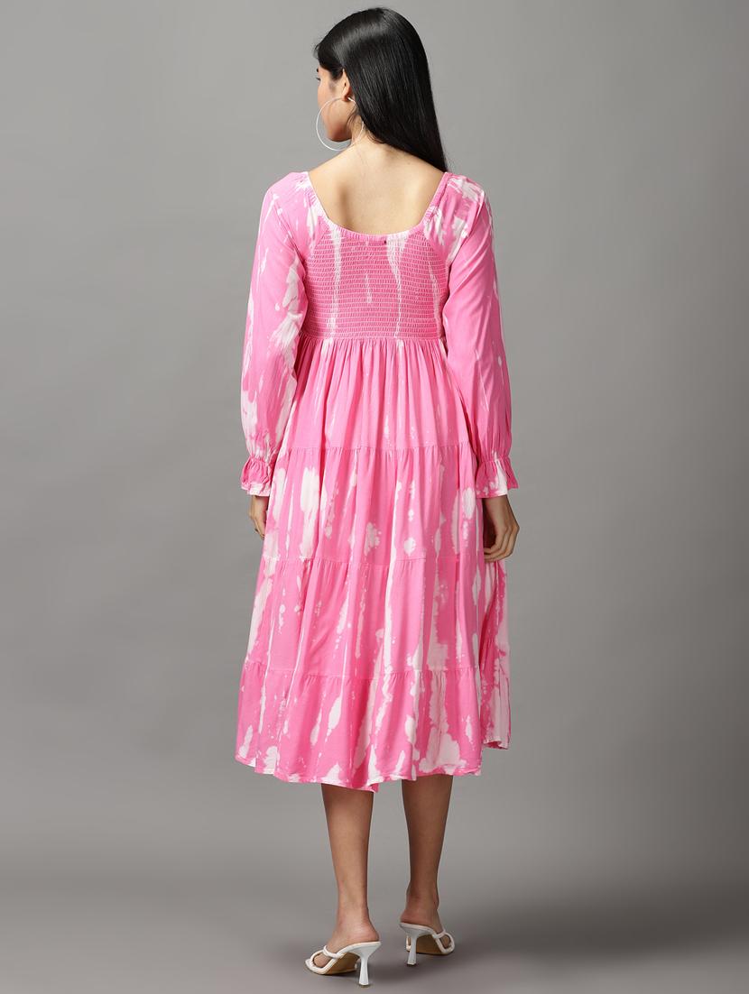 women's tiered dress polka dots dress - 18659088 - Standard Image - 3