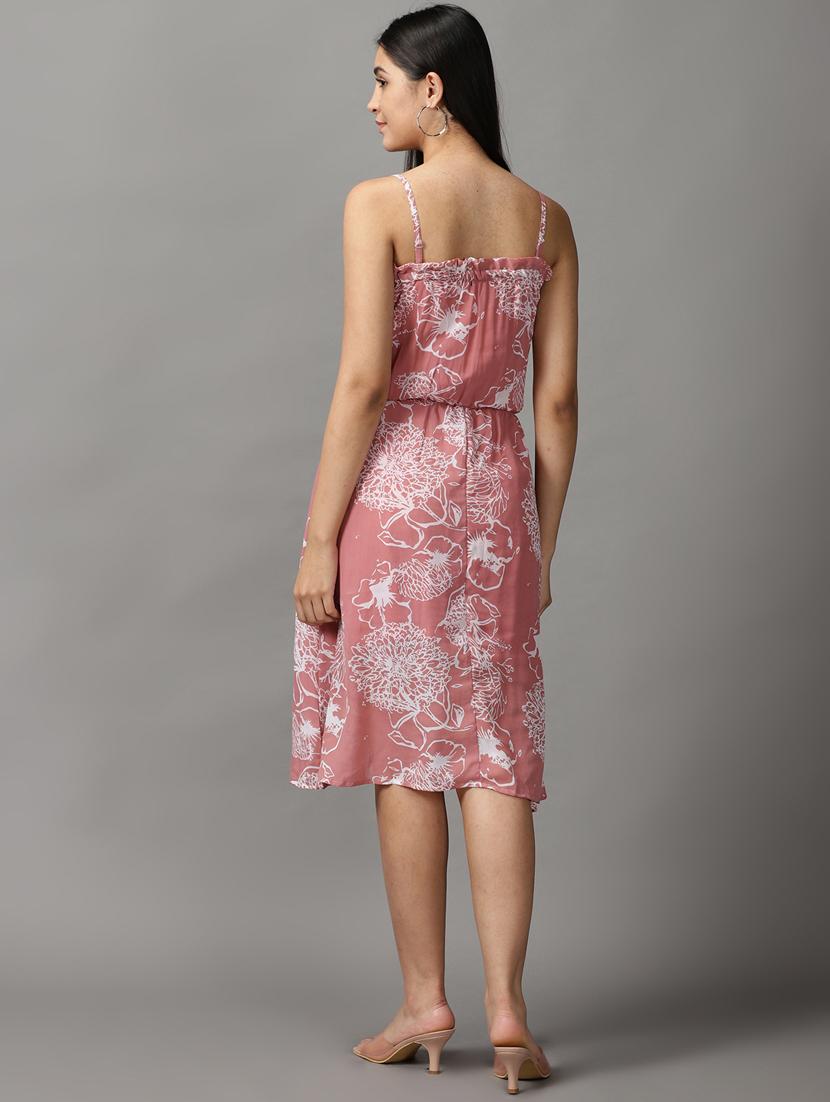 women's fit & flare floral dress - 18659097 - Standard Image - 3
