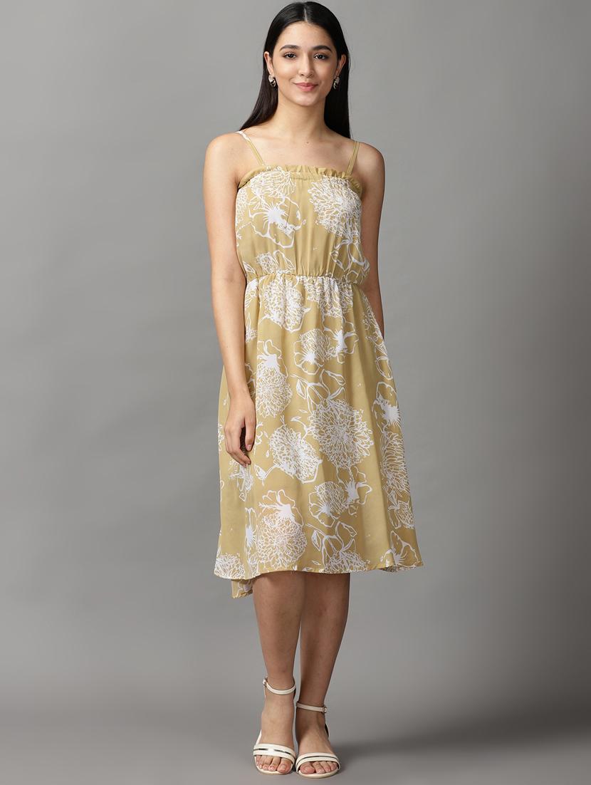women's fit & flare floral dress - 18659098 -  Zoom Image - 0