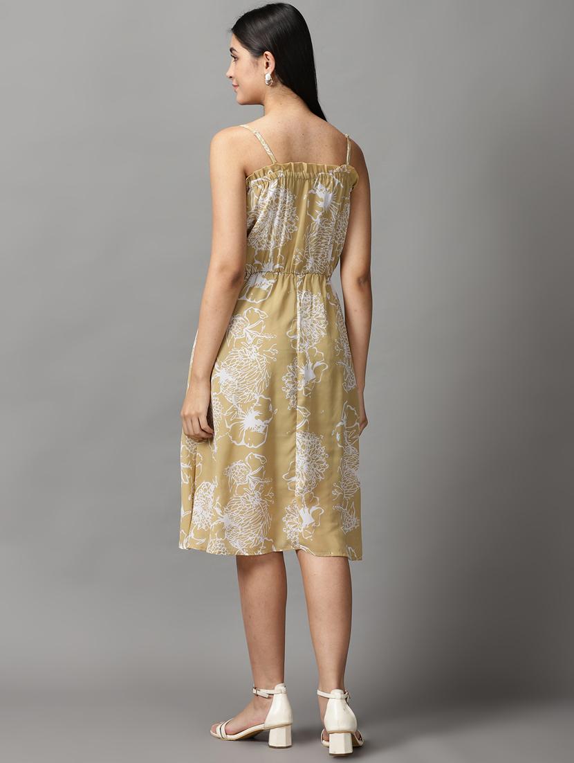 women's fit & flare floral dress - 18659098 - Standard Image - 3