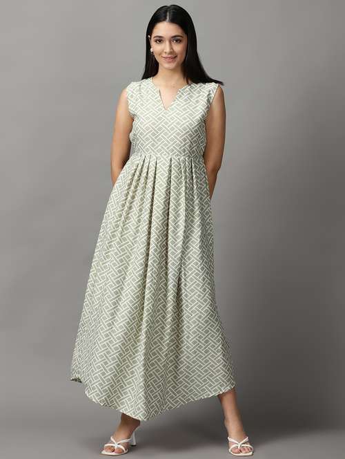 women's fit & flare polka dots dress - 18659101 - Standard Image - 0