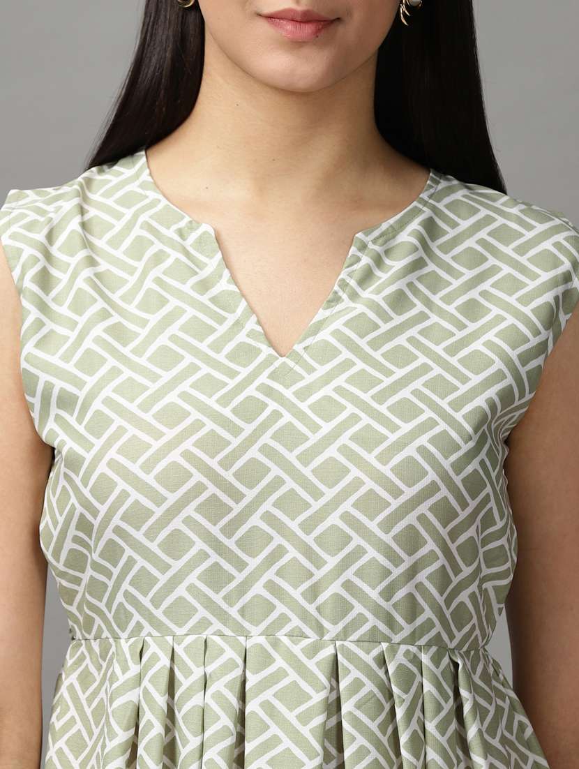 women's fit & flare polka dots dress - 18659101 - Standard Image - 5