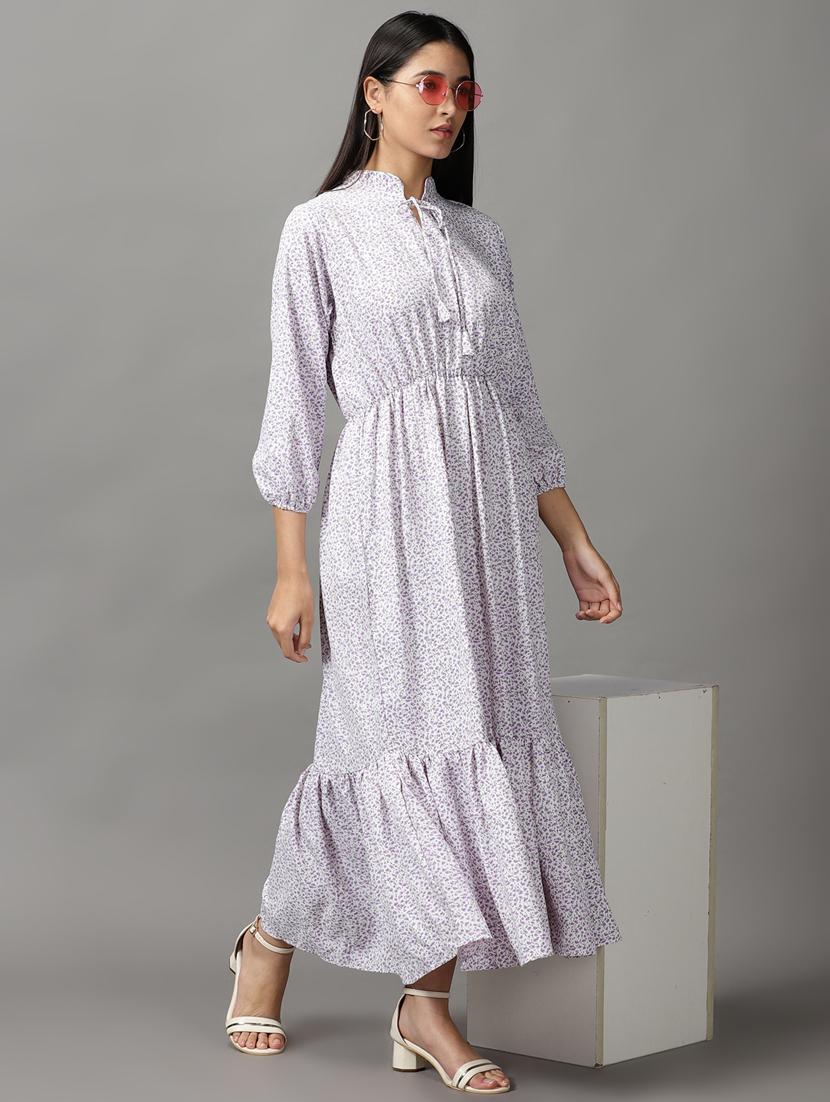 women's tiered dress floral dress - 18659109 - Standard Image - 3
