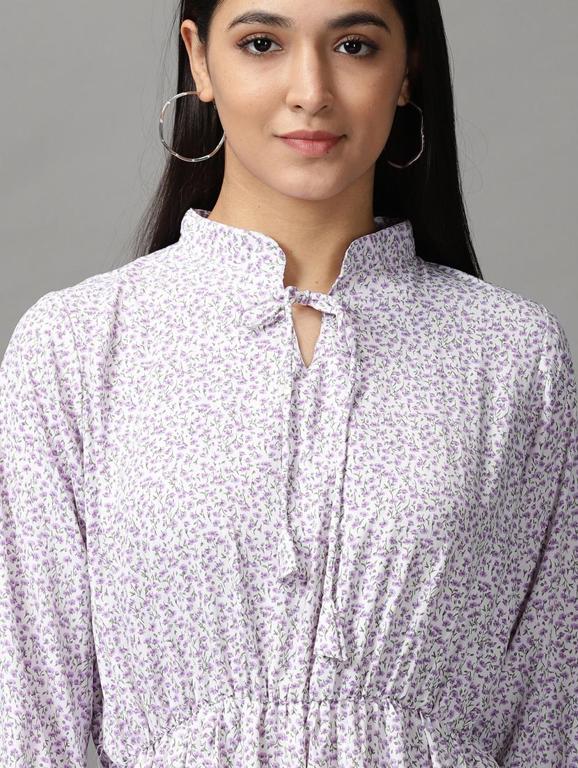 women's tiered dress floral dress - 18659109 - Standard Image - 5