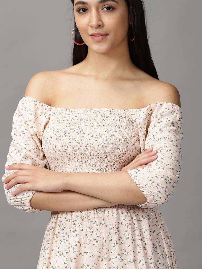 women's tiered dress floral dress - 18659123 -  Standard Image - 5