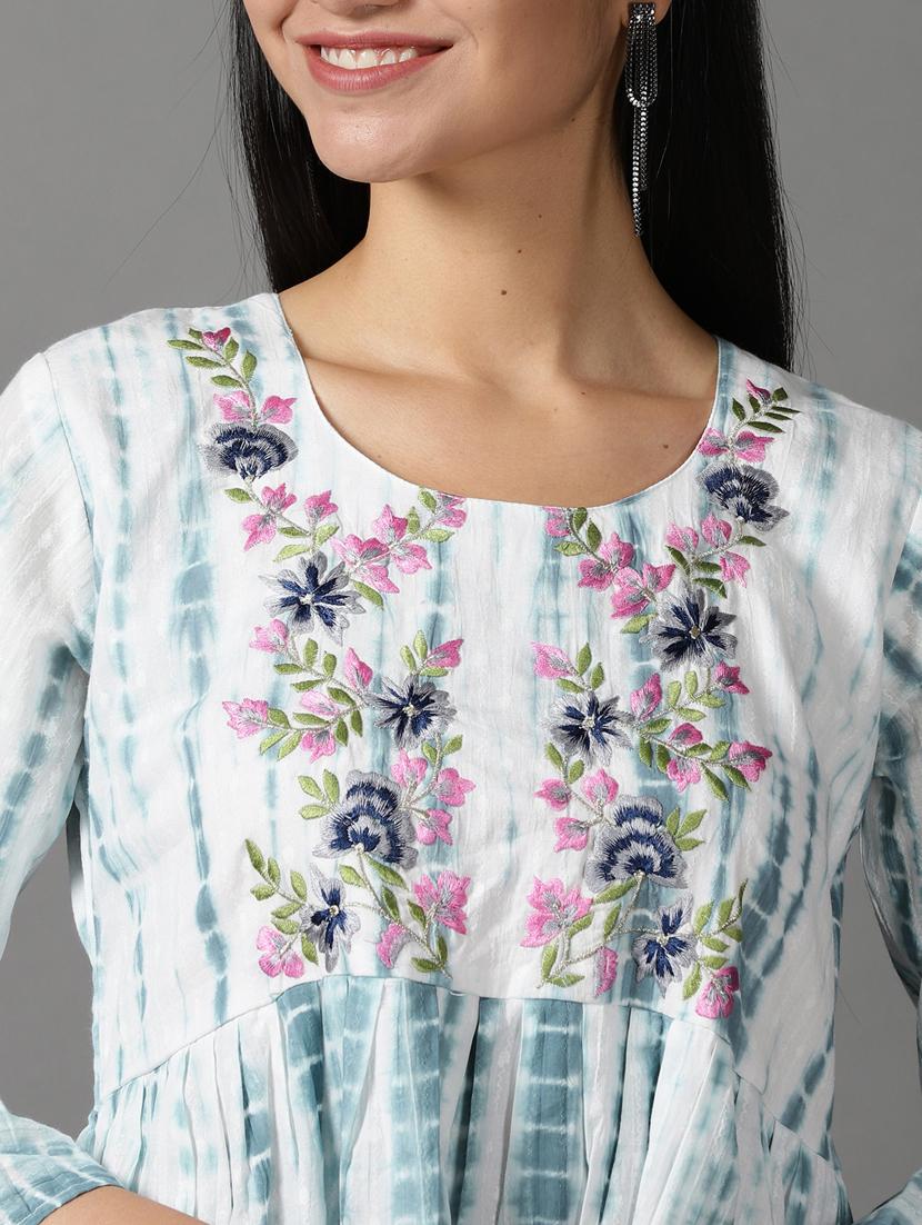 women's fit & flare floral dress - 18659146 - Standard Image - 5