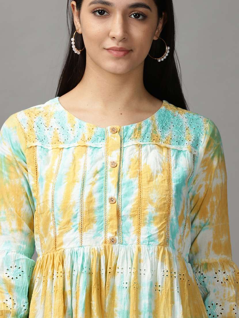 women's tiered dress paisley dress - 18659160 -  Standard Image - 5