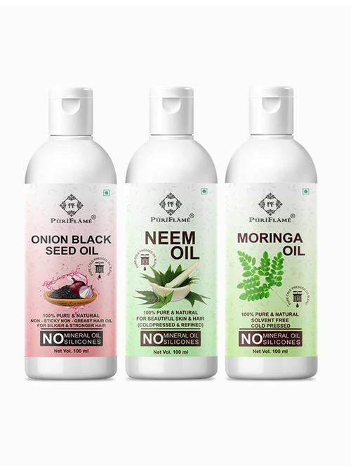 pack of 3 puri flame hair oil - 18676162 -  Standard Image - 0