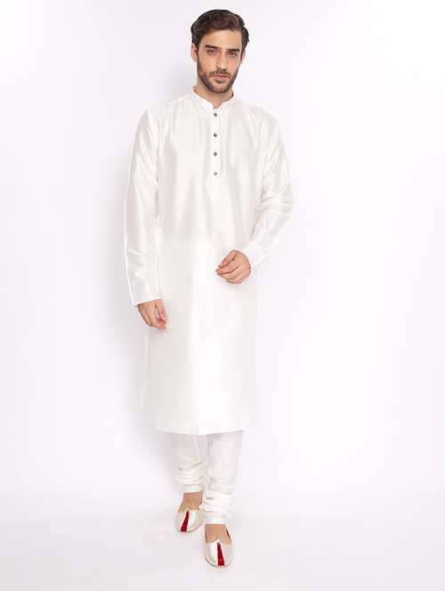 mandarin neck printed long kurta - 18677930 -  Standard Image - 0