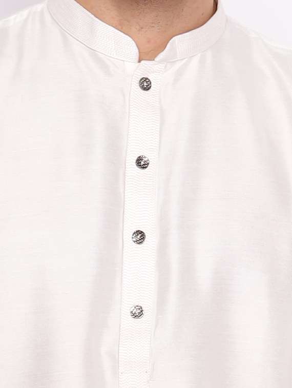 mandarin neck printed long kurta - 18677930 -  Standard Image - 3