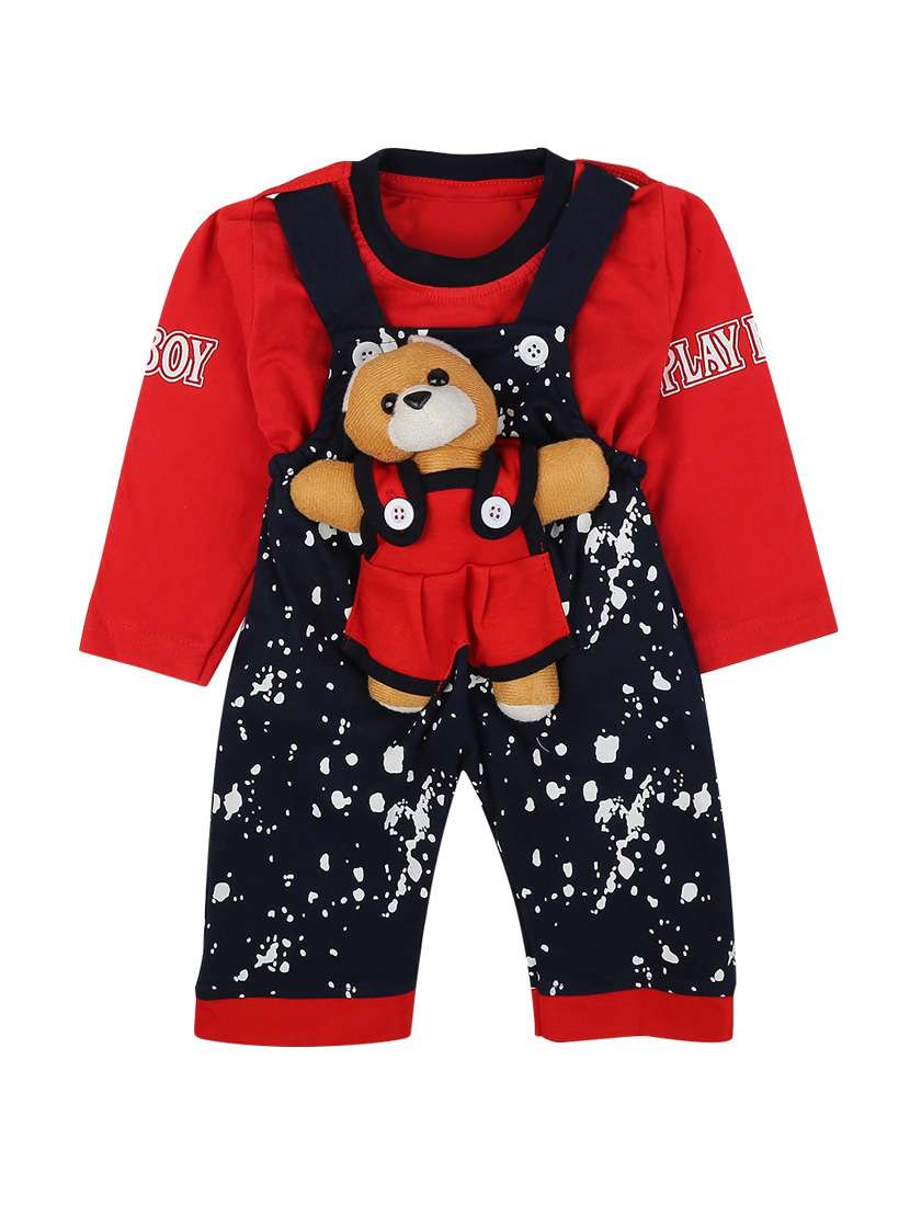 girls printed full length set 