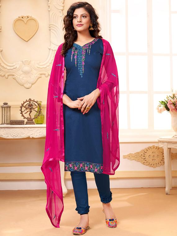 embroidered unstitched suit set - 18680492 - Zoom Image - 0