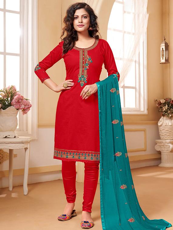 embroidered unstitched suit set  - 18680493 -  Zoom Image - 0