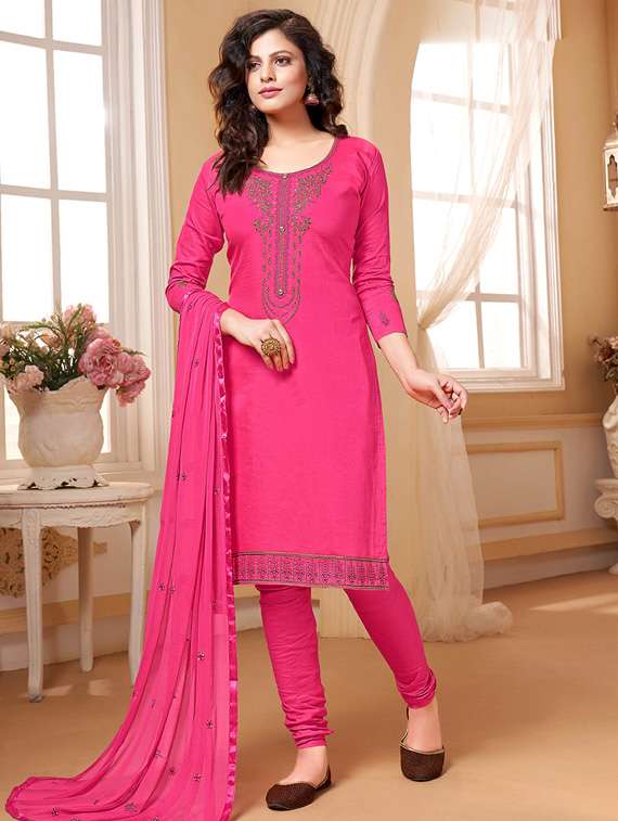 embroidered unstitched suit set - 18680494 - Zoom Image - 0