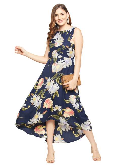 women's high low floral dress - 18682265 -  Standard Image - 0
