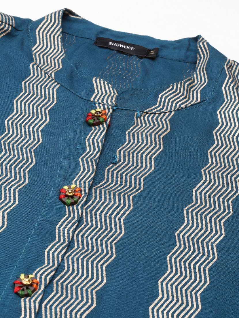 women's front slit kurta - 18682910 -  Standard Image - 5