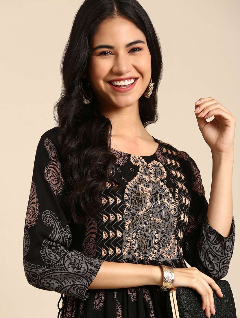 women's straight kurta - 18682914 -  Standard Image - 3