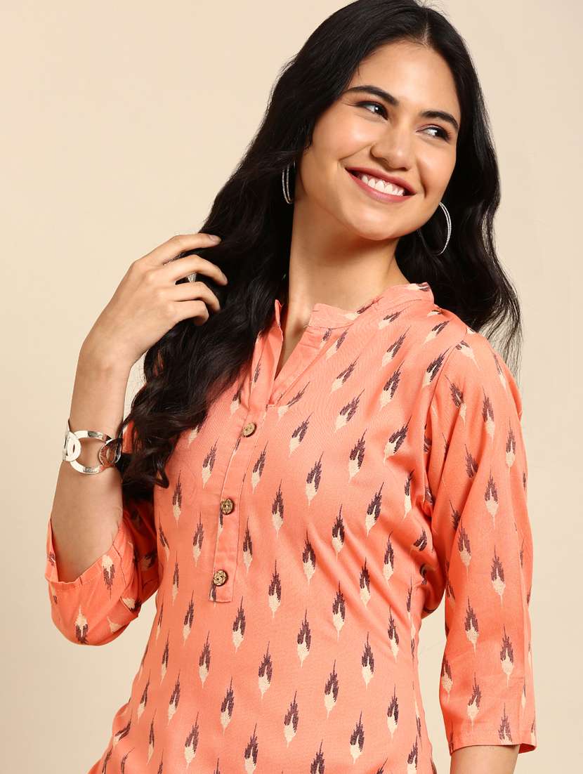women's straight kurta - 18682962 -  Standard Image - 3