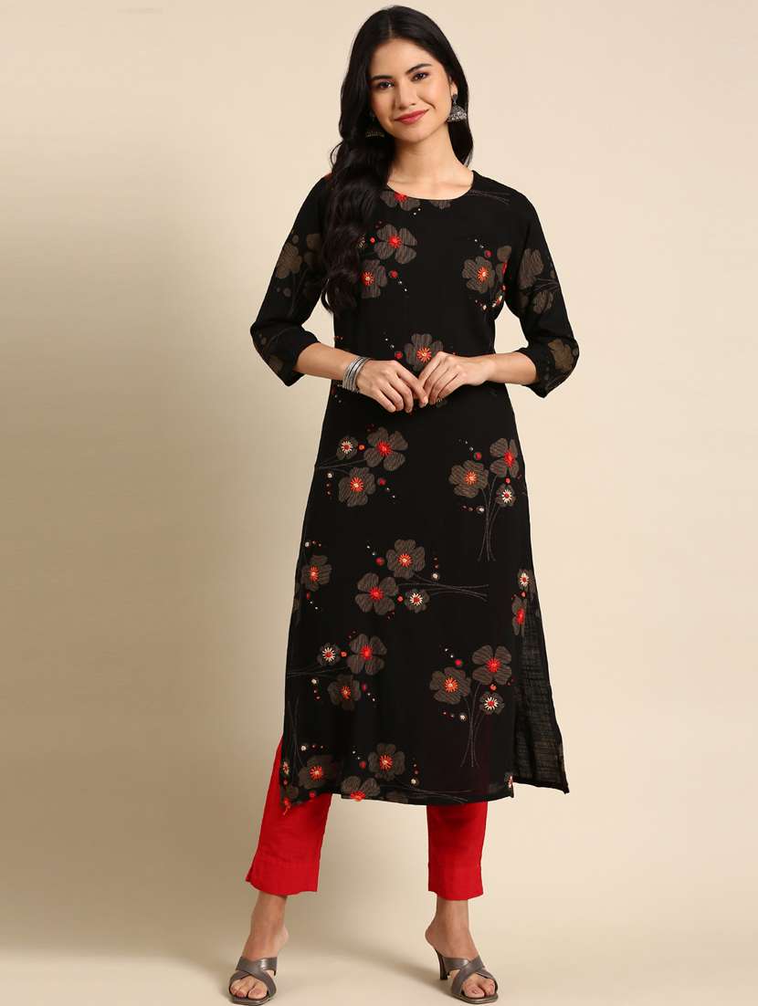 women's straight kurta