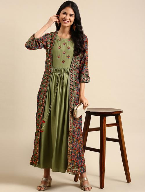 women's kurta with jacket kurta - 18682991 -  Standard Image - 0