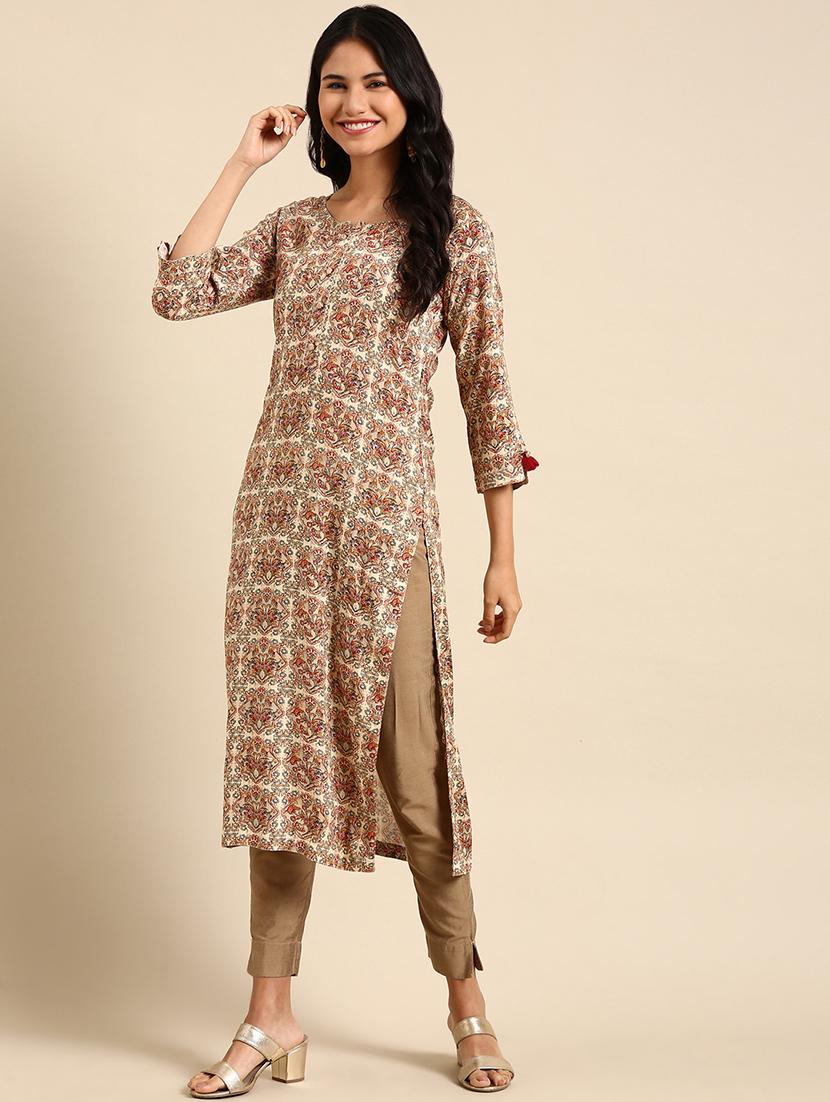 women's straight kurta - 18682996 -  Zoom Image - 0
