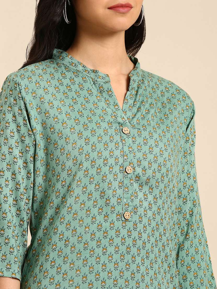 women's straight kurta - 18683008 -  Standard Image - 3