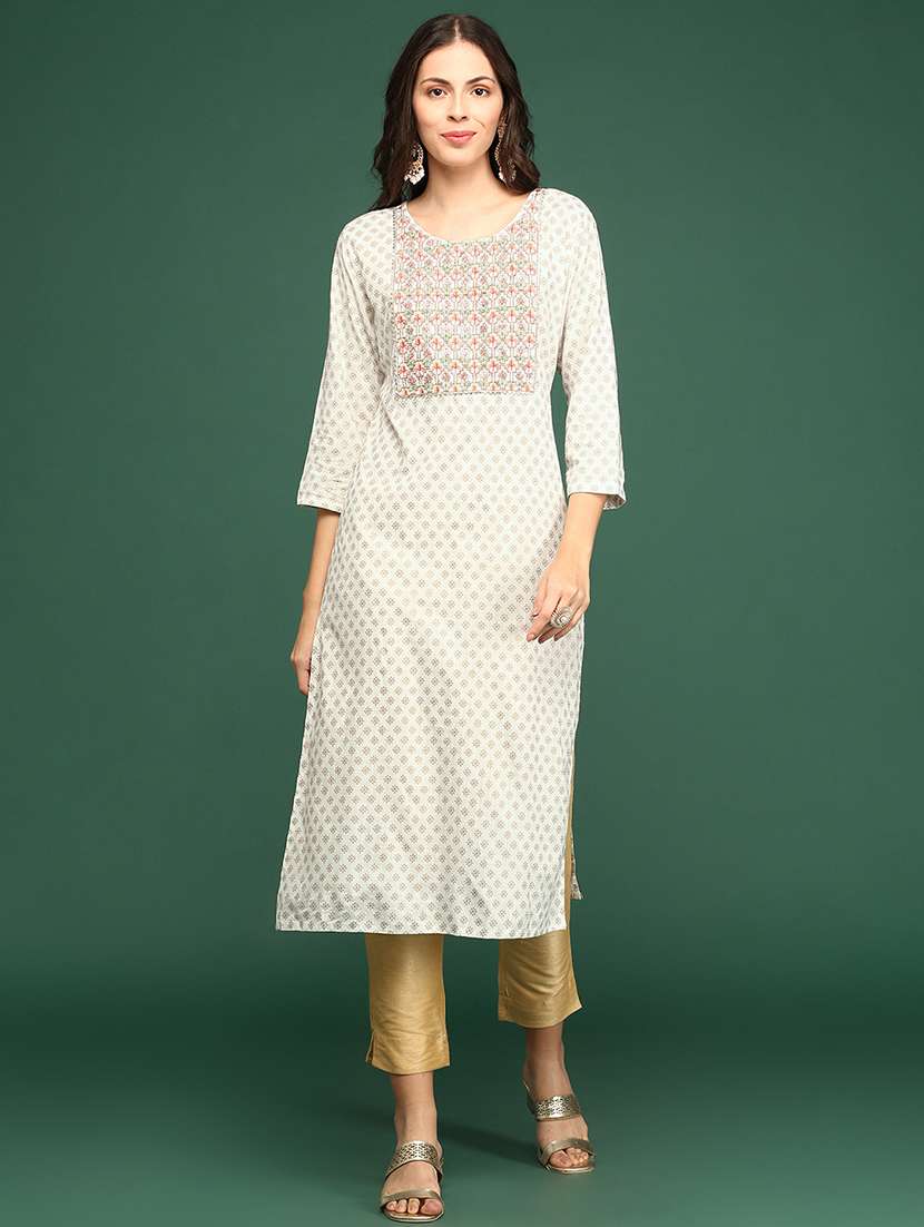 women's straight kurta - 18683028 - Zoom Image - 0