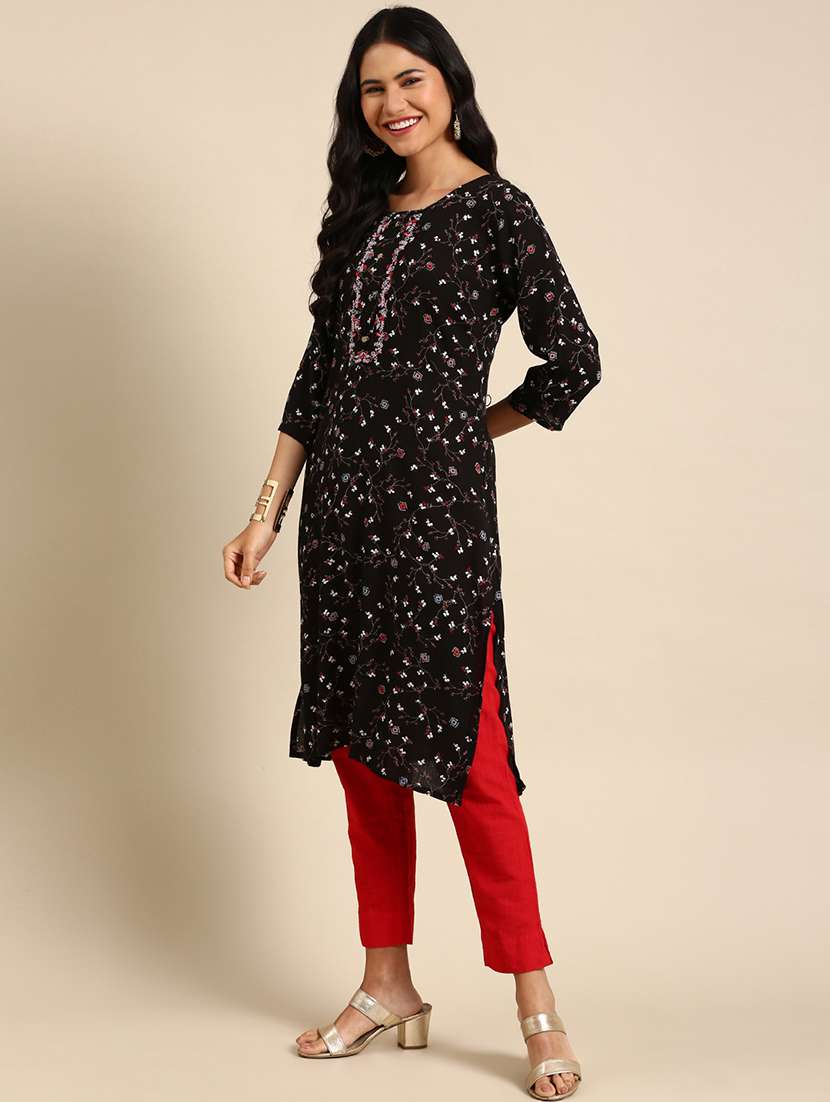 women's straight kurta - 18683031 - Zoom Image - 0