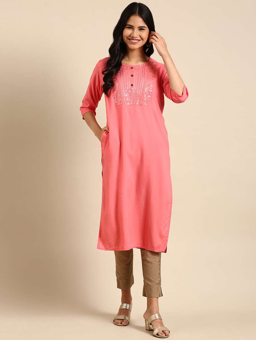 women's straight kurta