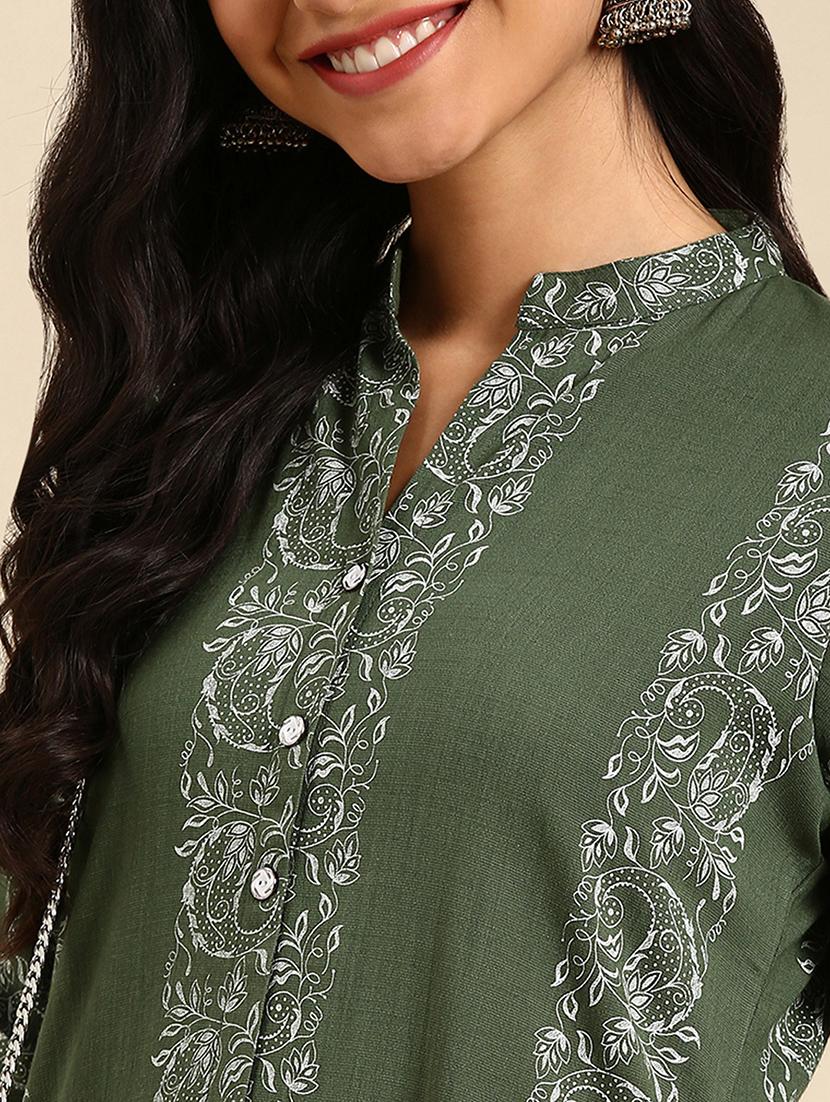 women's straight kurta - 18683068 - Standard Image - 3