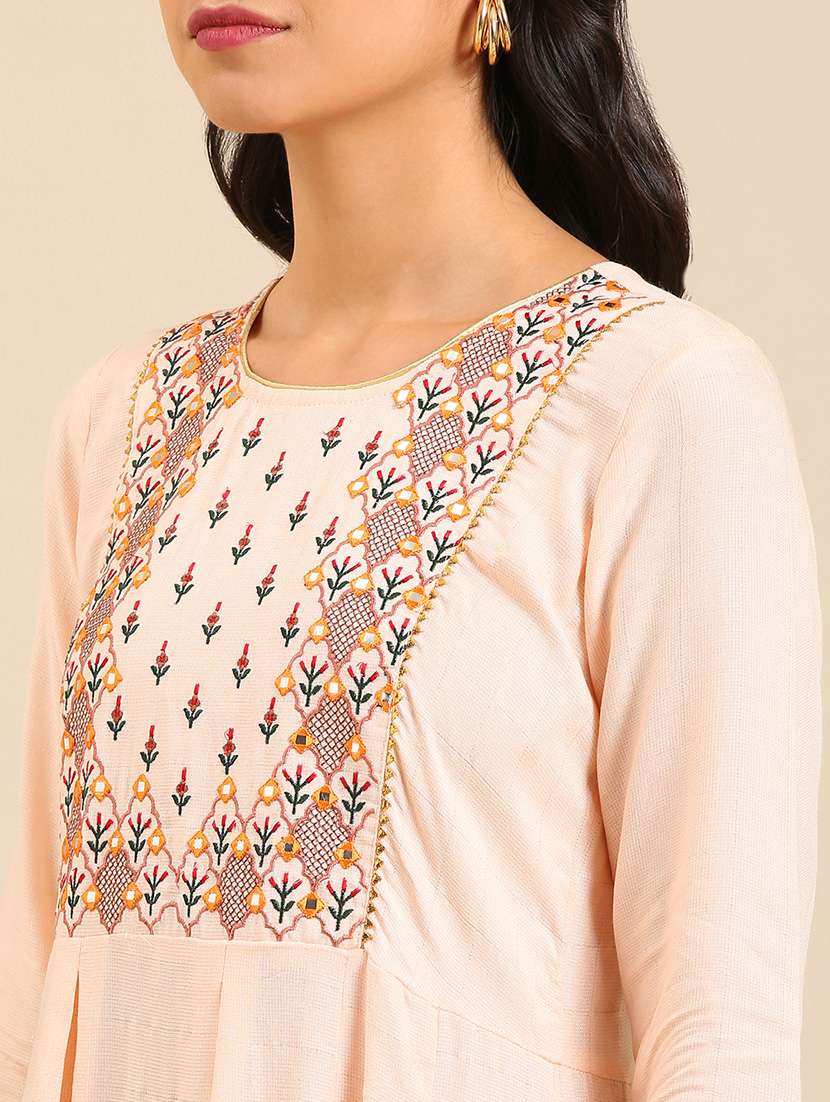 women's flared kurta - 18683080 -  Standard Image - 3