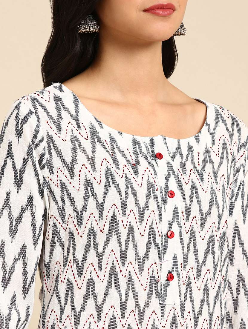 women's straight kurta - 18683083 -  Standard Image - 3
