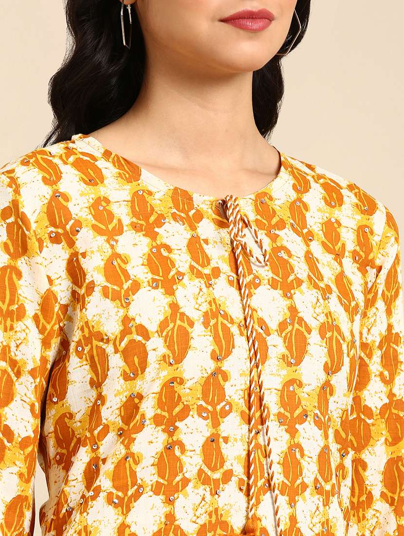 Women's Straight Kurta - 18683102 -  Standard Image - 3
