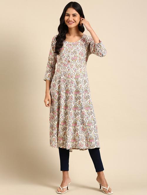 women's a-line kurta - 18683103 - Standard Image - 0