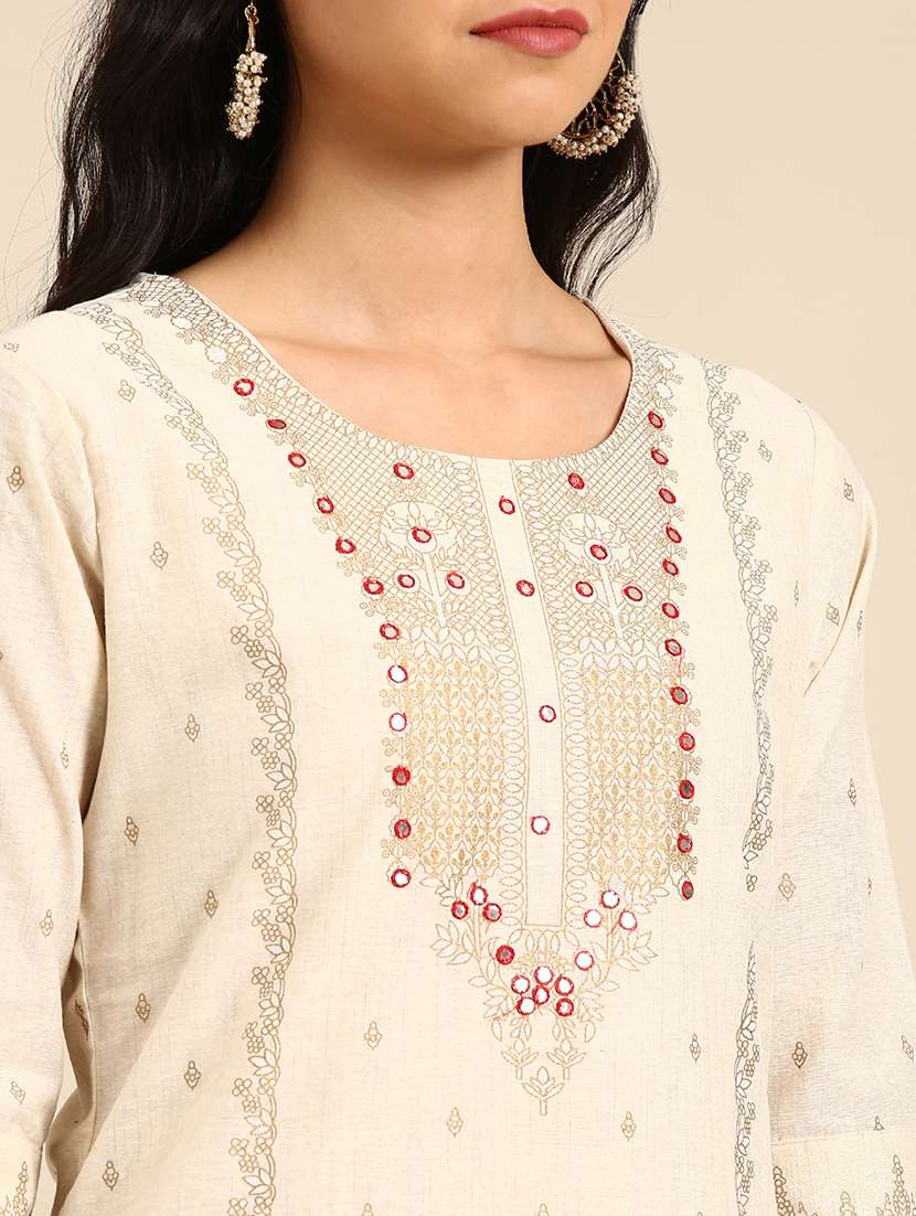 women's straight kurta - 18683114 -  Standard Image - 3