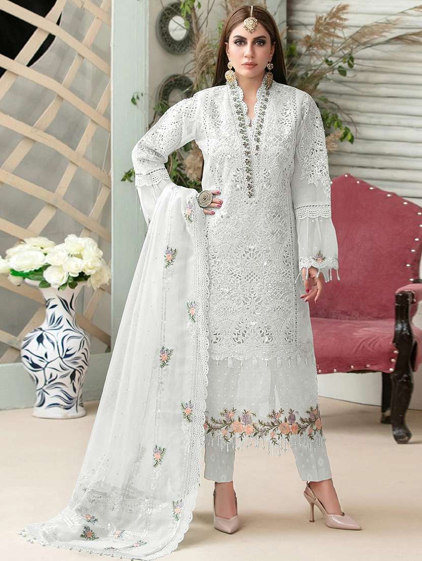 cut work dress materials Cut Work Churidar Material Silk Embroidery Salwar Materials Tussar Silk Dress Materials With