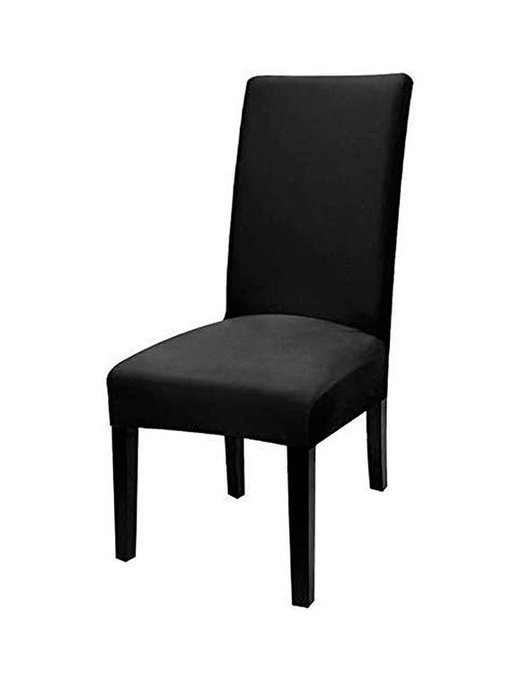 stretch removable washable short dining chair cover - 18684622 - Zoom Image - 0