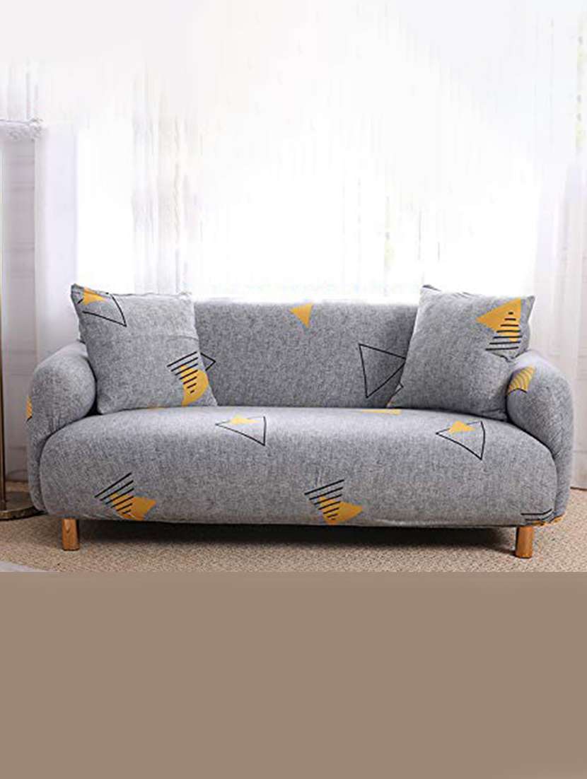 printed sofa cover