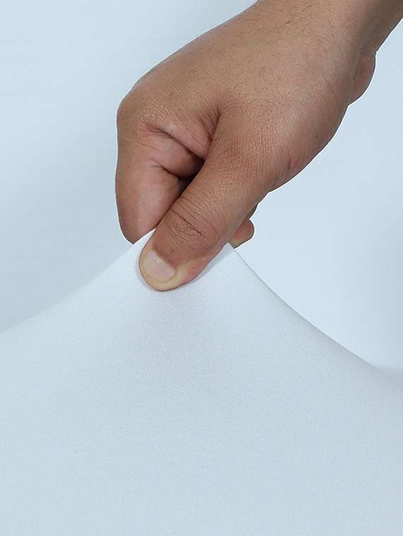 polyester solid elastic chair cover stretch -pack of 4 - 18685264 - Standard Image - 3