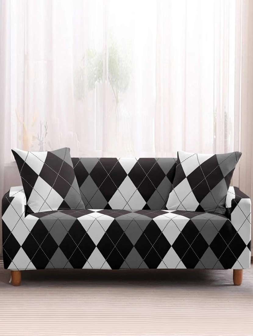 printed sofa cover