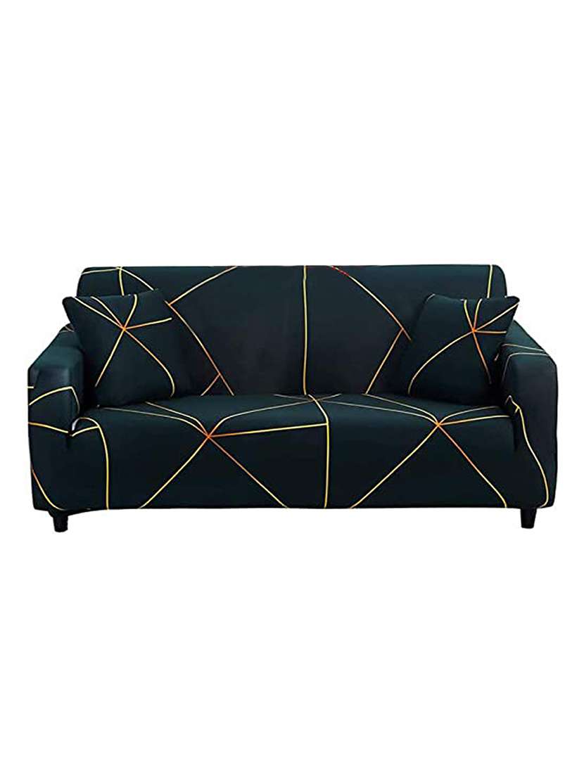 printed sofa cover