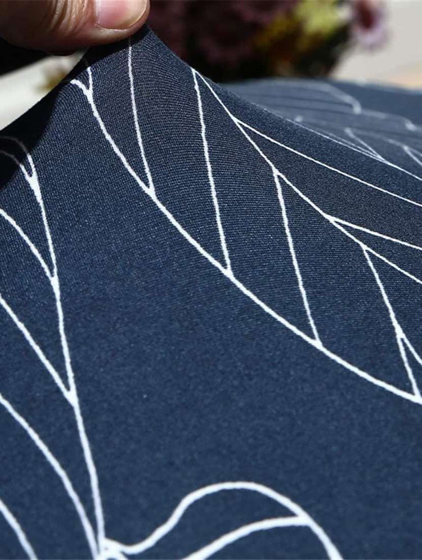 polyester snapdex office chair cover, washable chair slipcover (blue ash, 4) - 18685786 - Standard Image - 3