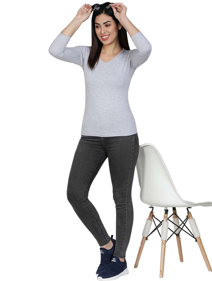 women's all over print v neck t-shirt - 18686548 -  Standard Image - 3