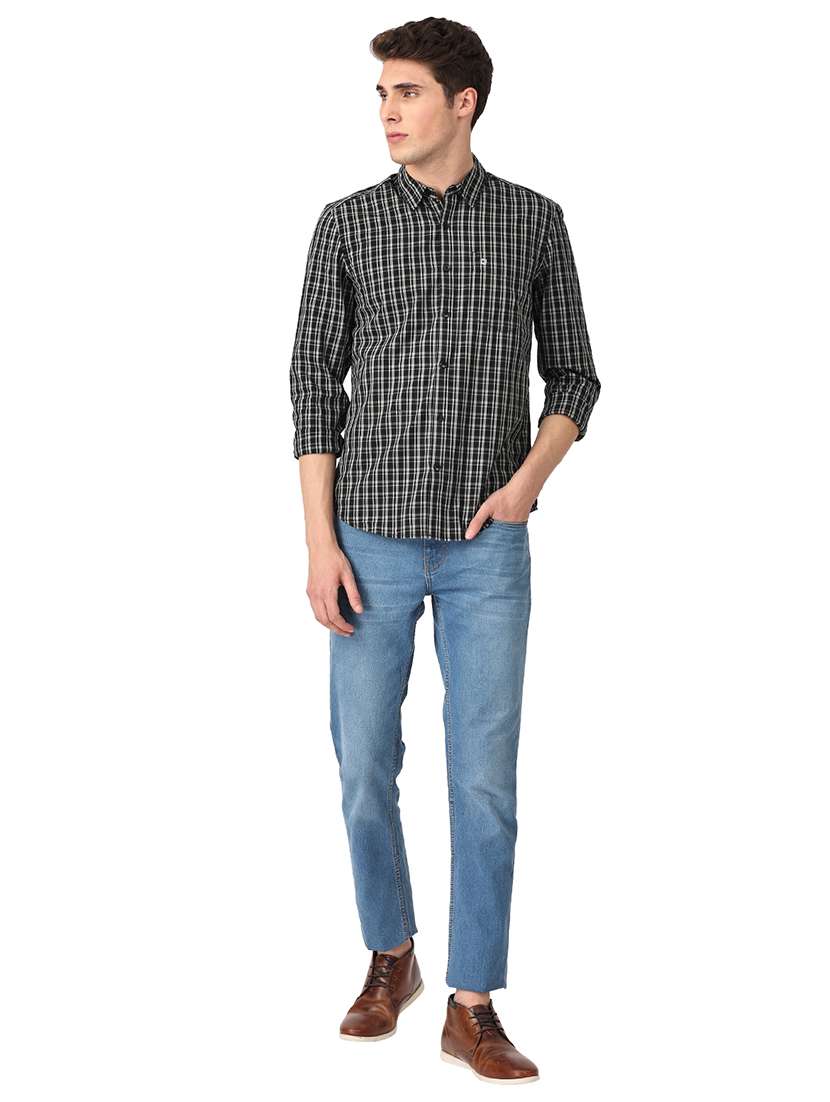 mens checks casual shirt - 18686929 -  Standard Image - 3