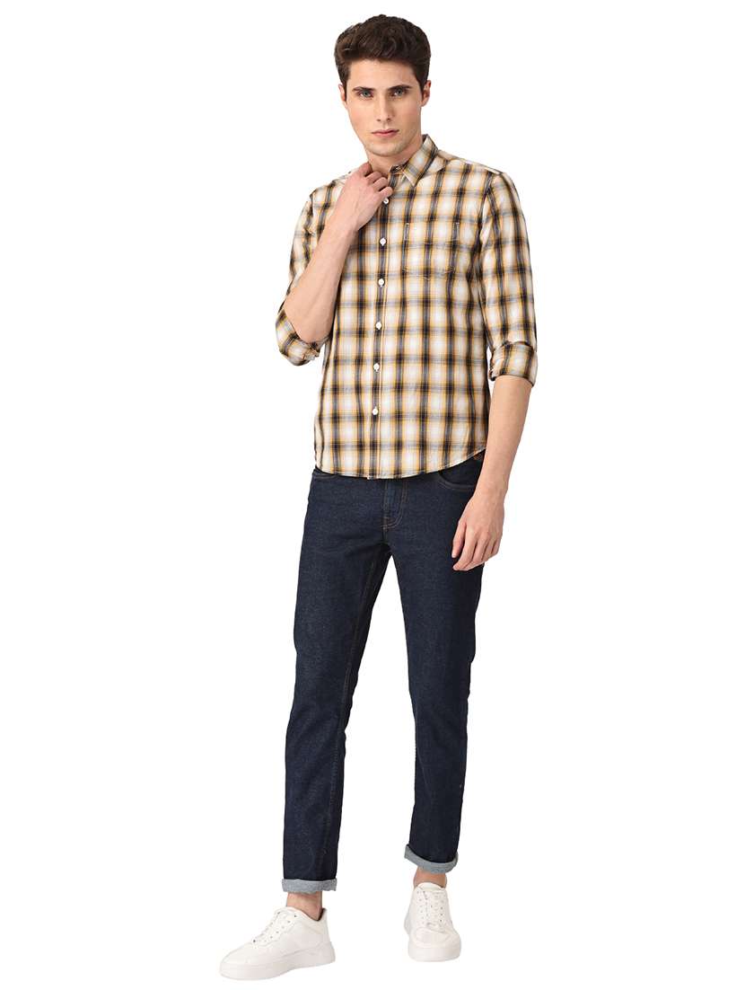 mens checks casual shirt - 18686931 -  Standard Image - 3