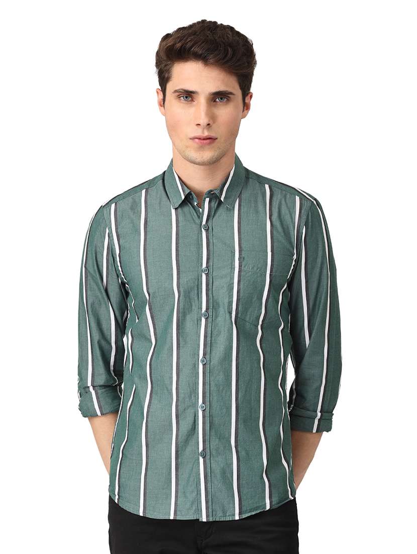 mens stripes casual shirt